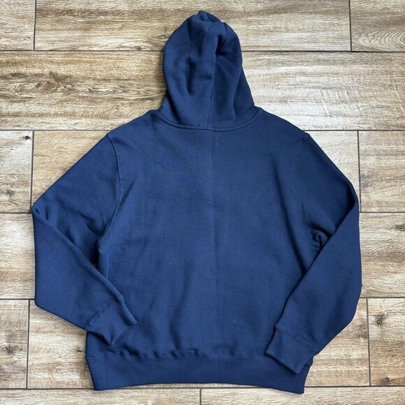 State Of Mine Sz XL 3D Oklahoma Hoodie Men Blue Drawstring Kangaroo Pocket NWT - Picture 2 of 9